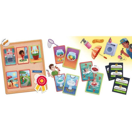 Risoluzione dei problemi - Gioco da tavolo - COMPETENZE DI VITA - Tavola illustrata