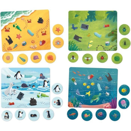 Insieme per il Pianeta - Gioco da tavolo - COMPETENZE DI VITA - Tavola illustrata