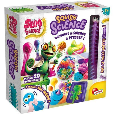 Squish - Kit scientifico - SLUMI SCIENCE - Vari componenti, ricette illustrate