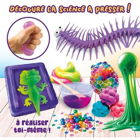Squish - Kit scientifico - SLUMI SCIENCE - Vari componenti, ricette illustrate