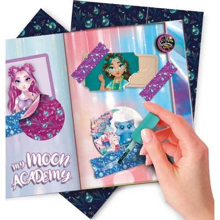 Accessori per l'arte della carta - Kit per il tempo libero creativo - THE MOON ACADEMY - Kit per ufficio, materiali inclusi