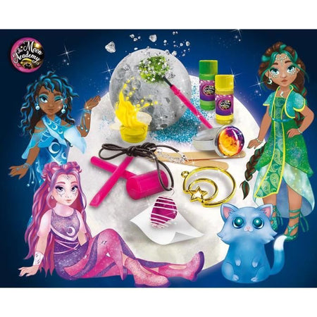 Moon Lab - Kit scientifico - THE MOON ACADEMY - Blocco da scavo, minerali luminosi