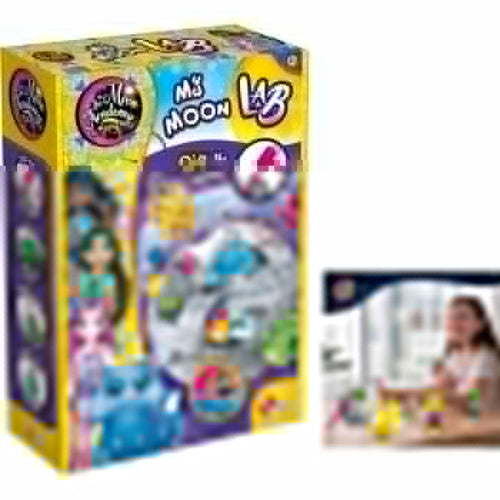 Moon Lab - Kit scientifico - THE MOON ACADEMY - Blocco da scavo, minerali luminosi