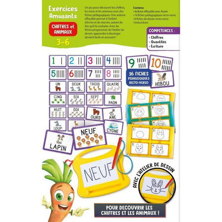 Calcoli - Mini lavagna magica - CAROTINA - Imparare i numeri