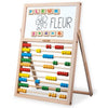Il mio primo cavalletto per le abilità - Gioco Montessori - MONTESSORI - Lavagna bifacciale, lettere e numeri magnetici
