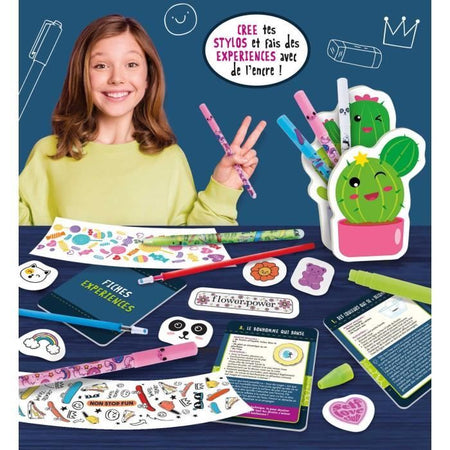 Laboratorio di penne cancellabili - Kit scientifico - SONO UN GENIO - Penne personalizzabili, esperimenti con l'inchiostro
