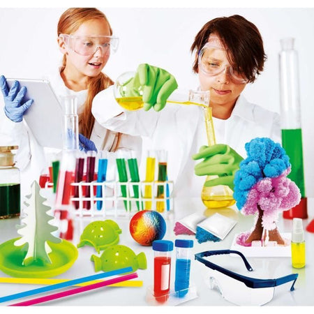 Laboratorio di Super Reazioni - Kit Scientifico - SONO UN GENIO - 30 Esperimenti, Effetti Sorprendenti