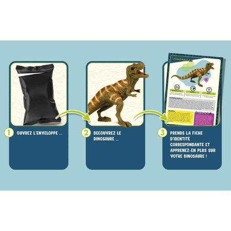 Un mese con i dinosauri - Kit scientifico - SONO UN GENIO - 31 dinosauri