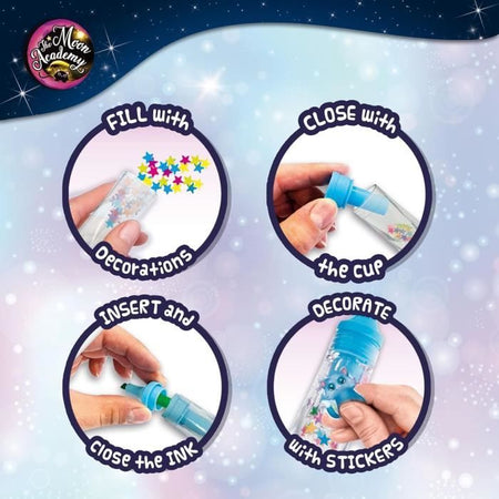 Evidenziatori - Kit creativo - THE MOON ACADEMY - Componenti per evidenziatori, accessori inclusi
