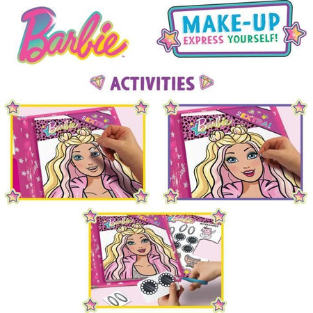 Libro per imparare ad applicare il trucco e truccarsi - Barbie sketch book make up - LISCIANI