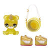 Bambola d'alta moda arcobaleno con kit di slime e animale domestico - Sunny (Giallo) - Bambola glitterata da 28 cm con kit di slime e animale domestico