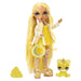 Bambola d'alta moda arcobaleno con kit di slime e animale domestico - Sunny (Giallo) - Bambola glitterata da 28 cm con kit di slime e animale domestico