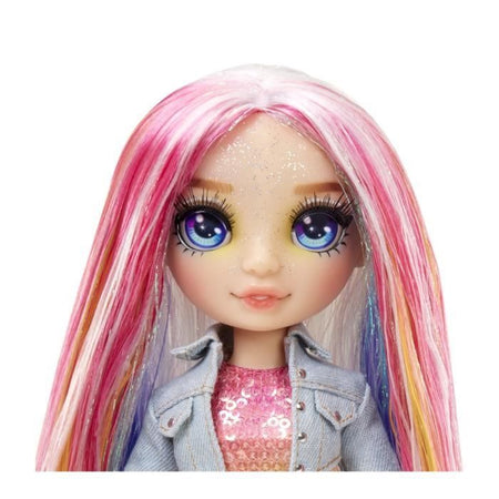 Bambola di Alta Moda Arcobaleno con Kit di Slime e Animale Domestico - Amaya (Arcobaleno) - 28 cm Bambola Glitter con Kit di Slime