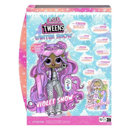 Bambola LOL Surprise Tweens Winter Snow - Viola Neve - Età 4 anni