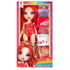 Rainbow High Swim & Style - Bambola fashion snodabile 27 cm - Ruby (rosso) - Costume da bagno + Pareo - da 4 anni