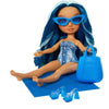 Rainbow High Swim & Style - Bambola fashion snodabile 27 cm - Skyler (Blu) - Costume da bagno + Pareo - da 4 anni