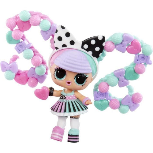 LOL Surprise - Panini per capelli - Acconciature con perle - Bambola da 7,5 cm - 4 anni