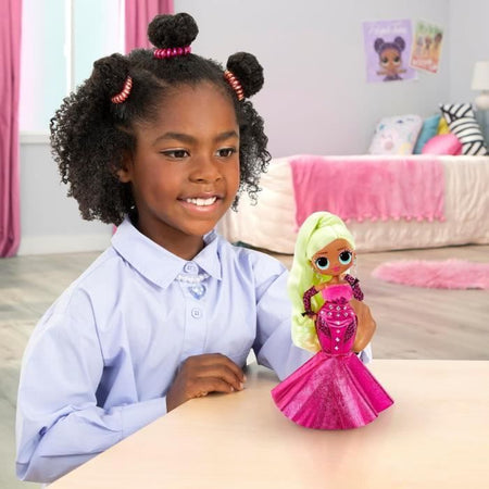 LOL Surprise OMG - Bambola fashion da 24 cm - Neonlicious - 2 abiti con pettine e accessori - Dai 4 anni