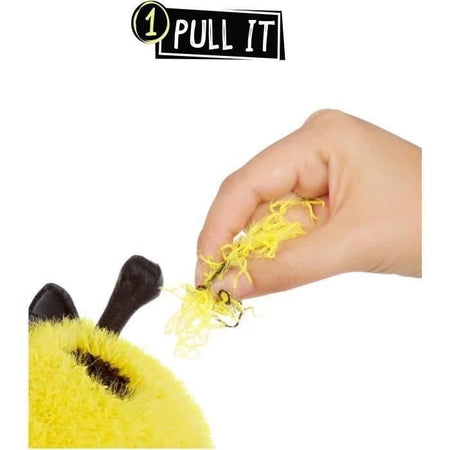 Fluffies Stuffiez - Peluche ASMR da personalizzare - Ape/Coccinella - Imbottitura da rimuovere e scoprire un altro personaggio - Des