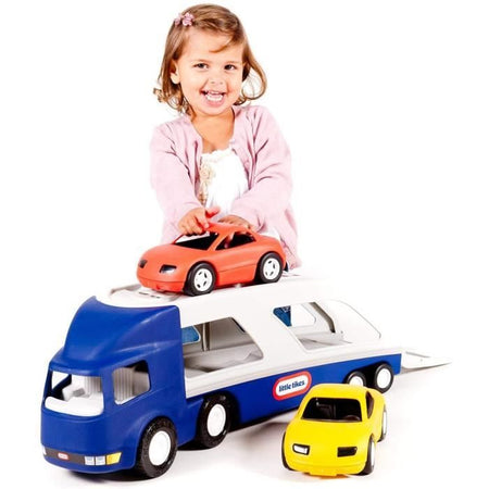 Little Tikes Large Car Carrier - Contiene 2 auto sportive - A partire dai 3 anni