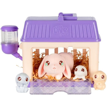 Playset - LITTLE LIVE PETS - Conigli Mama Surprise - Cuccioli inclusi - Accessori personalizzabili