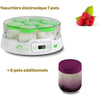Macchina per yogurt - LITTLE BALANCE - Digitale - 7 vasetti + 6 vasetti aggiuntivi