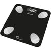 Bilancia pesapersone - LITTLE BALANCE - 8685 - Kit Connect fit duo - Batterie - Impedenziometro + corda per saltare collegata - 190 kg/100 g - Nero