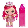 Yummiland - 1 bambola da 10 cm e un lucidalabbra glitterato da creare - Bianca - Gusto Chewing Gum - Dai 4 anni in su