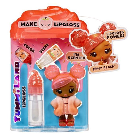 Yummiland - 1 bambola da 10 cm e un lucidalabbra scintillante da creare - Piper - Got Pche - Dai 4 anni in su