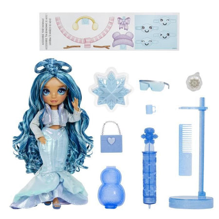 Rainbow High - Winter Wonderland - Blu - Rivela il tuo colore - Crea il tuo pupazzo di neve - Dai 4 anni in su