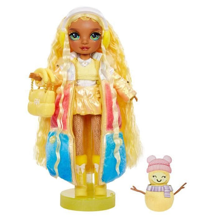 Rainbow High - Winter Wonderland - Giallo - Rivela il tuo colore - Crea il tuo pupazzo di neve - Dai 4 anni