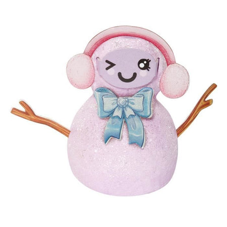 Rainbow High - Winter Wonderland - 1 bambola fashion da 27 cm (Viola) - 1 vestito magico e accessori - Pupazzo di neve da creare