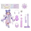 Rainbow High - Winter Wonderland - 1 bambola fashion da 27 cm (Viola) - 1 vestito magico e accessori - Pupazzo di neve da creare