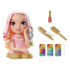 Rainbow High - Testina per acconciature Bella - 33 cm - Colora unghie e capelli - Usa i prodotti per te - Dai 4 anni in su
