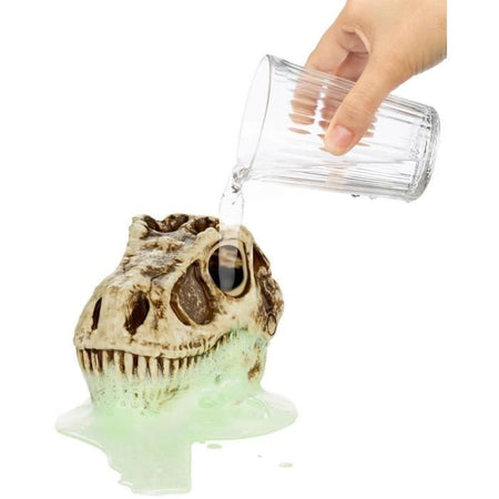 GrossMos - Testa di dinosauro gigante - Scopri i tuoi mini dinosauri nello slime - 4 modelli da collezionare - Casuale