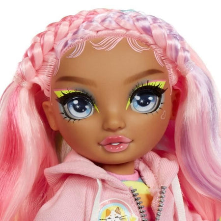 Rainbow High - Sparkle & Shine - Bambola fashion da 27 cm - Rosa - Gambe con liquido glitterato - Dai 4 anni in su