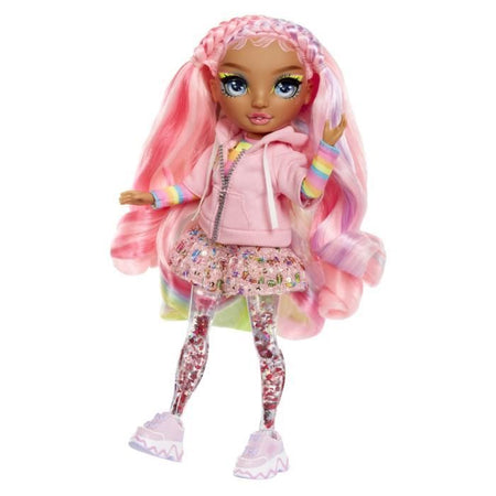 Rainbow High - Sparkle & Shine - Bambola fashion da 27 cm - Rosa - Gambe con liquido glitterato - Dai 4 anni in su