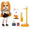 Rainbow High - Sparkle & Shine - Bambola alla moda da 27 cm - Arancione - Gambe con liquido glitterato - Dai 4 anni in su