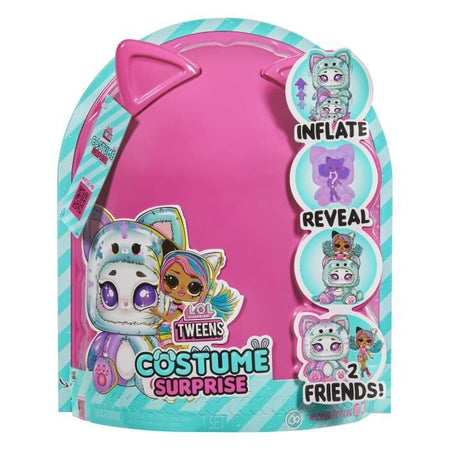 LOL Surprise - Bambola Tweens Costume - Emma Emo - bambola 17 cm + animale gonfiabile - Sorpresa da scoprire