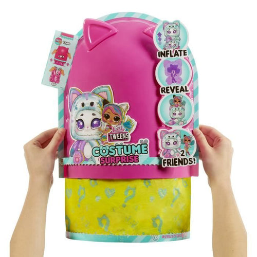 LOL Surprise - Bambola Tweens Costume - Emma Emo - bambola 17 cm + animale gonfiabile - Sorpresa da scoprire