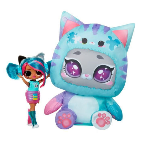 LOL Surprise - Bambola Tweens Costume - Emma Emo - bambola 17 cm + animale gonfiabile - Sorpresa da scoprire
