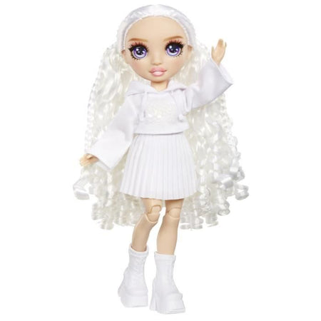 Rainbow High - Acquerello - 1 bambola fashion da 27 cm (Viola) - 2 abiti e accessori da personalizzare - Colora i tuoi capelli