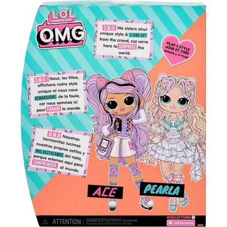 LOL Surprise OMG - Bambola alla moda - Perla - Bambola da 24 cm e accessori - Dai 3 anni in su