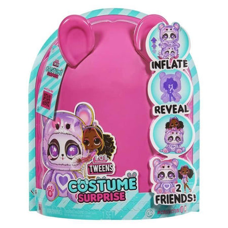 LOL Surprise - Bambola Tweens Costume - Hoops Cutie - bambola da 17 cm + animale gonfiabile - Sorpresa da scoprire - 4 modelli di colla