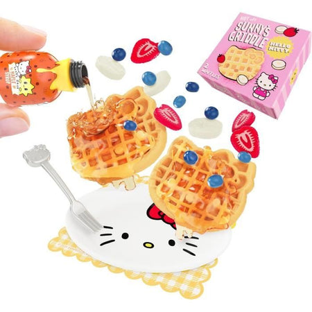 MGA Miniverse - Hello Kitty - Gioco Creativo - Bevande o cibo - Attività ricreative in resina creative e decorative - Non commestibile - 8 anni