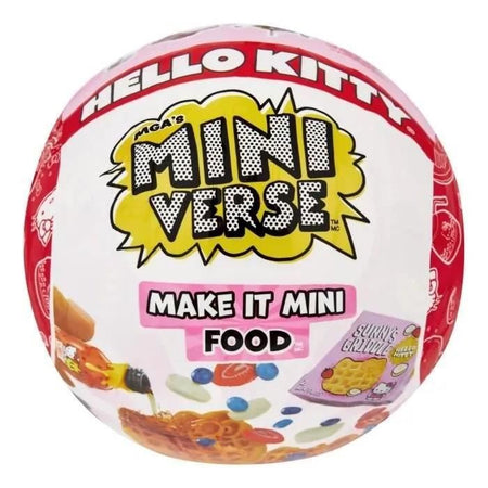 MGA Miniverse - Hello Kitty - Gioco Creativo - Bevande o cibo - Attività ricreative in resina creative e decorative - Non commestibile - 8 anni