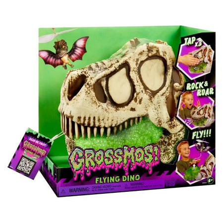 GrossMos Flying - Scopri il tuo dinosauro volante - Blu - 3 modelli da collezionare