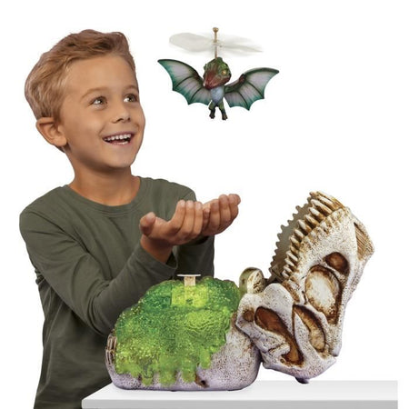 GrossMos Flying - Scopri il tuo dinosauro volante - Verde - 3 modelli da collezionare