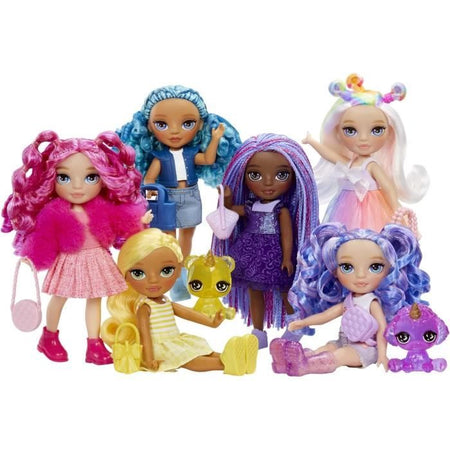 Rainbow High Littles - bambola da 15 cm + animaletto - blu - dai 4 anni in su