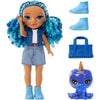 Rainbow High Littles - bambola da 15 cm + animaletto - blu - dai 4 anni in su